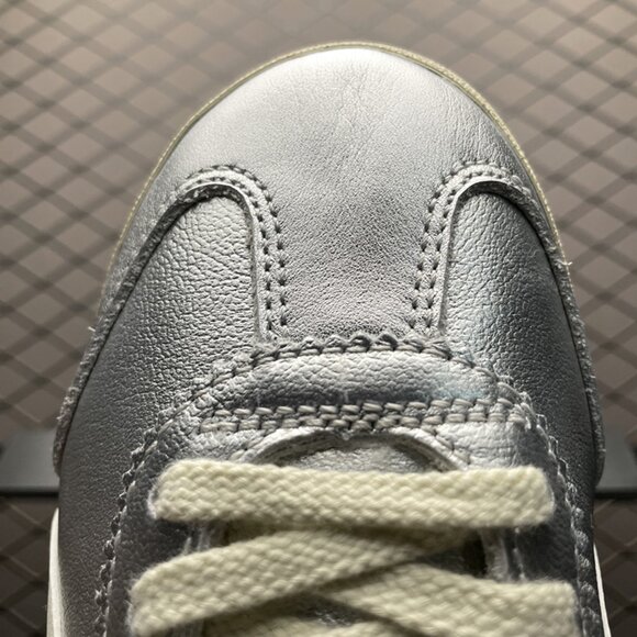 Mexico 66 Silver Leather Sneakers Onitsuka Tiger - Picture 7 of 7